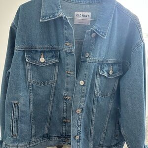 Old Navy Classic Blue Jean Jacket for Women